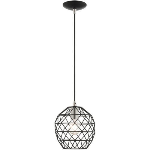 41326-04 1 Light Black Pendant-Lighting LumensPendant Lights