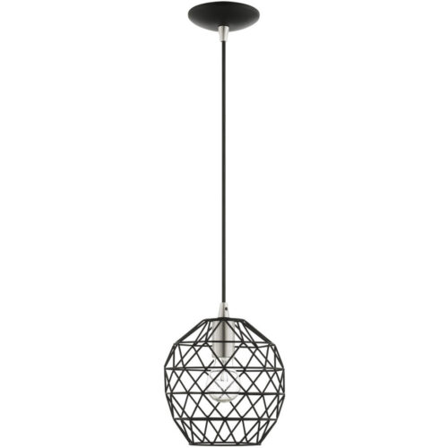 41326-04 1 Light Black Pendant-Lighting LumensPendant Lights