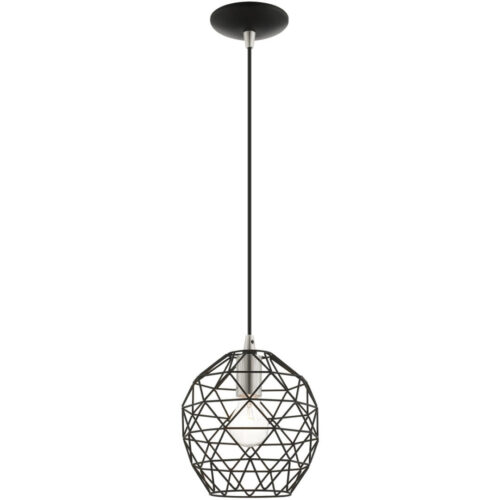 41326-04 1 Light Black Pendant-Lighting LumensPendant Lights