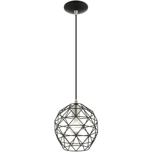 41326-04 1 Light Black Pendant-Lighting LumensPendant Lights