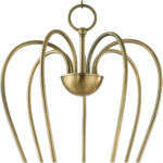 7 Light Antique Brass Chandelier with Steel base material-Lighting LumensChandeliers