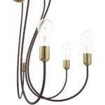 7 Light Bronze Chandelier with Steel base material-Lighting LumensChandeliers