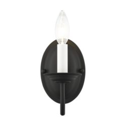 4151-04 1 Light Black Wall Sconce-Lighting LumensWall Sconces