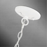 41775-03 5 Light White Pendant Chandelier-Lighting LumensChandeliers