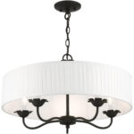 41775-04 5 Light Black Pendant Chandelier-Lighting LumensChandeliers