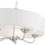 41775-91 5 Light Brushed Nickel Pendant Chandelier-Lighting LumensChandeliers