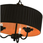 41863-04 3 Light Black Pendant Chandelier-Lighting LumensChandeliers