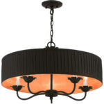 41865-04 5 Light Black Pendant Chandelier-Lighting LumensChandeliers