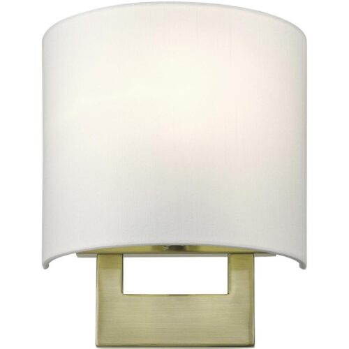 42400-01 1 Light Antique Brass Petite ADA Sconce-Lighting LumensWall Sconces