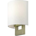 42400-01 1 Light Antique Brass Petite ADA Sconce-Lighting LumensWall Sconces