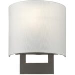 42400-07 1 Light Bronze Petite ADA Sconce-Lighting LumensWall Sconces