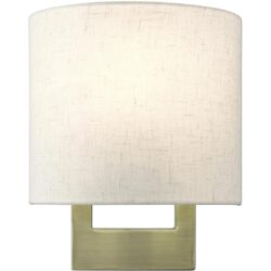 42420-01 1 Light Antique Brass Petite ADA Sconce-Lighting LumensWall Sconces