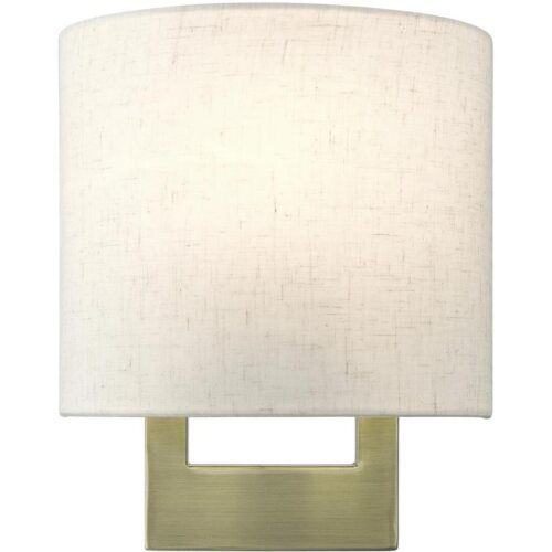 42420-01 1 Light Antique Brass Petite ADA Sconce-Lighting LumensWall Sconces