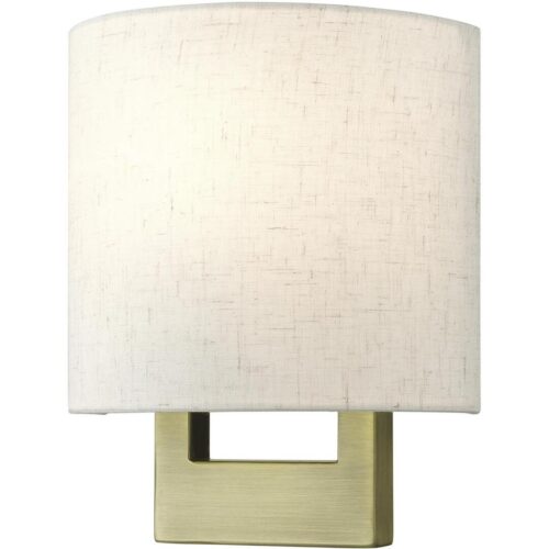 42420-01 1 Light Antique Brass Petite ADA Sconce-Lighting LumensWall Sconces