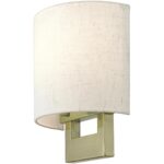 42420-01 1 Light Antique Brass Petite ADA Sconce-Lighting LumensWall Sconces