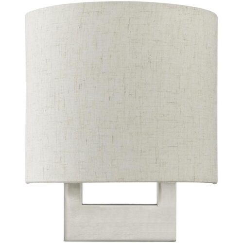 42420-91 1 Light Brushed Nickel Petite ADA Sconce-Lighting LumensWall Sconces