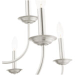 9 Light Brushed Nickel Chandelier with Steel base material-Lighting LumensChandeliers