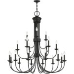 42688-04 21 Light Black Extra Large Chandelier-Lighting LumensChandeliers