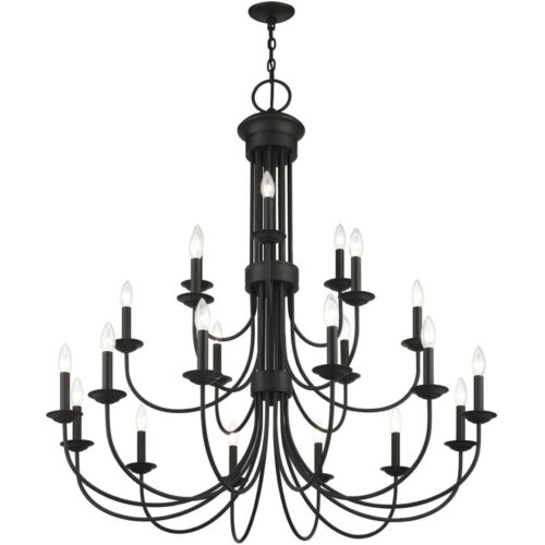 42688-04 21 Light Black Extra Large Chandelier-Lighting LumensChandeliers