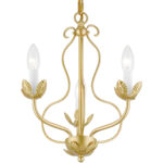 42903-33 3 Light Soft Gold Chandelier-Lighting LumensChandeliers