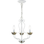 42903-60 3 Light Antique White Chandelier-Lighting LumensChandeliers