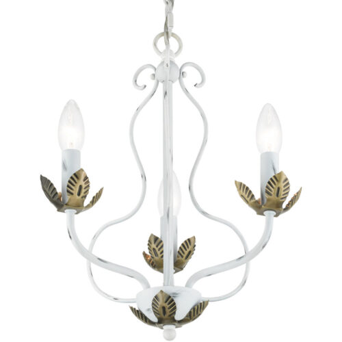 42903-60 3 Light Antique White Chandelier-Lighting LumensChandeliers