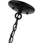 42905-68 5 Light Shiny Black Chandelier-Lighting LumensChandeliers