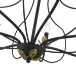 42907-04 7 Light Black Chandelier-Lighting LumensChandeliers