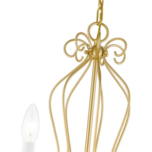 42907-33 7 Light Soft Gold Chandelier-Lighting LumensChandeliers