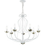 42907-60 7 Light Antique White Chandelier-Lighting LumensChandeliers