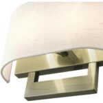 42933-01 2 Light Antique Brass Medium ADA Sconce-Lighting LumensWall Sconces