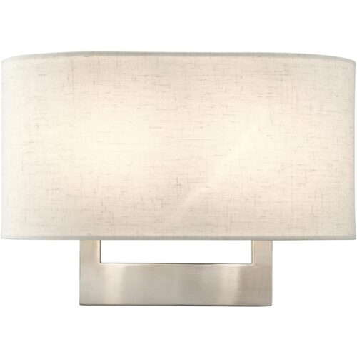 42933-91 2 Light Brushed Nickel Medium ADA Sconce-Lighting LumensWall Sconces