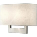 42933-91 2 Light Brushed Nickel Medium ADA Sconce-Lighting LumensWall Sconces