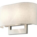 42933-91 2 Light Brushed Nickel Medium ADA Sconce-Lighting LumensWall Sconces