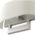 42933-91 2 Light Brushed Nickel Medium ADA Sconce-Lighting LumensWall Sconces