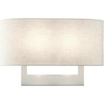 42934-91 2 Light Brushed Nickel Large ADA Sconce-Lighting LumensWall Sconces