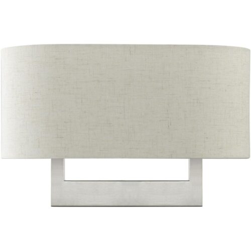 42934-91 2 Light Brushed Nickel Large ADA Sconce-Lighting LumensWall Sconces