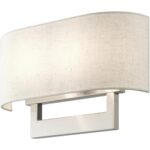 42934-91 2 Light Brushed Nickel Large ADA Sconce-Lighting LumensWall Sconces