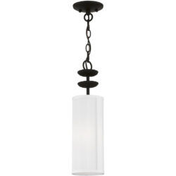 42981-04 1 Light Black Mini Pendant-Lighting LumensPendant Lights