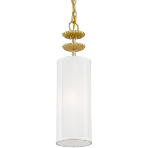 42981-33 1 Light Soft Gold Mini Pendant-Lighting LumensPendant Lights