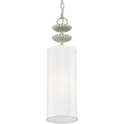 42981-91 1 Light Brushed Nickel Mini Pendant-Lighting LumensPendant Lights