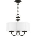 42983-04 3 Light Black Pendant Chandelier-Lighting LumensChandeliers