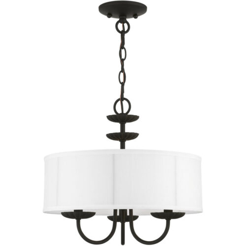 42983-04 3 Light Black Pendant Chandelier-Lighting LumensChandeliers