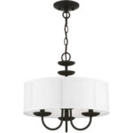 42983-04 3 Light Black Pendant Chandelier-Lighting LumensChandeliers