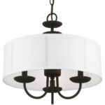 42983-04 3 Light Black Pendant Chandelier-Lighting LumensChandeliers