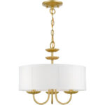 42983-33 3 Light Soft Gold Pendant Chandelier-Lighting LumensChandeliers