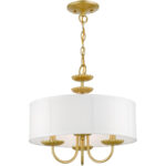 42983-33 3 Light Soft Gold Pendant Chandelier-Lighting LumensChandeliers