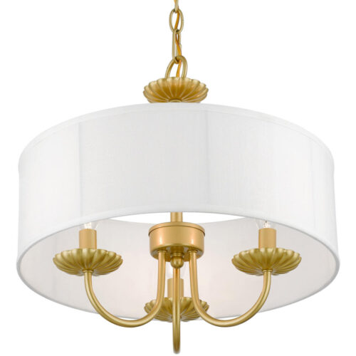 42983-33 3 Light Soft Gold Pendant Chandelier-Lighting LumensChandeliers