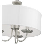 42983-91 3 Light Brushed Nickel Pendant Chandelier-Lighting LumensChandeliers