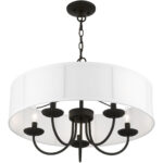 42985-04 5 Light Black Pendant Chandelier-Lighting LumensChandeliers